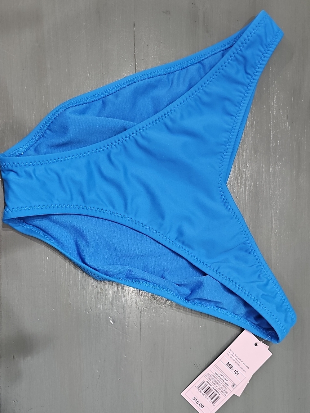 Women's Bright Blue Swim Bottoms - Classic Bikini Cut